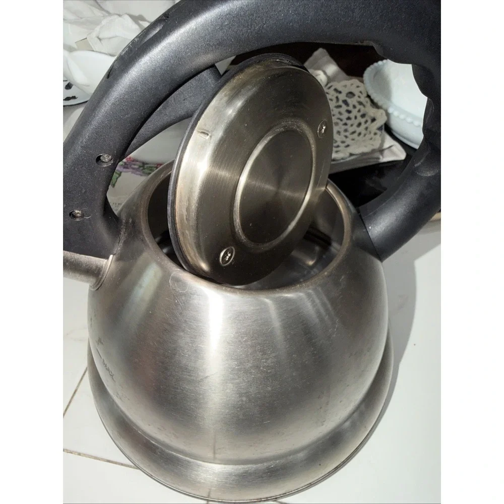 Whistling‎ Tea Kettle Stainless Teapot Induction, Gas, Electric Range Top Kettle